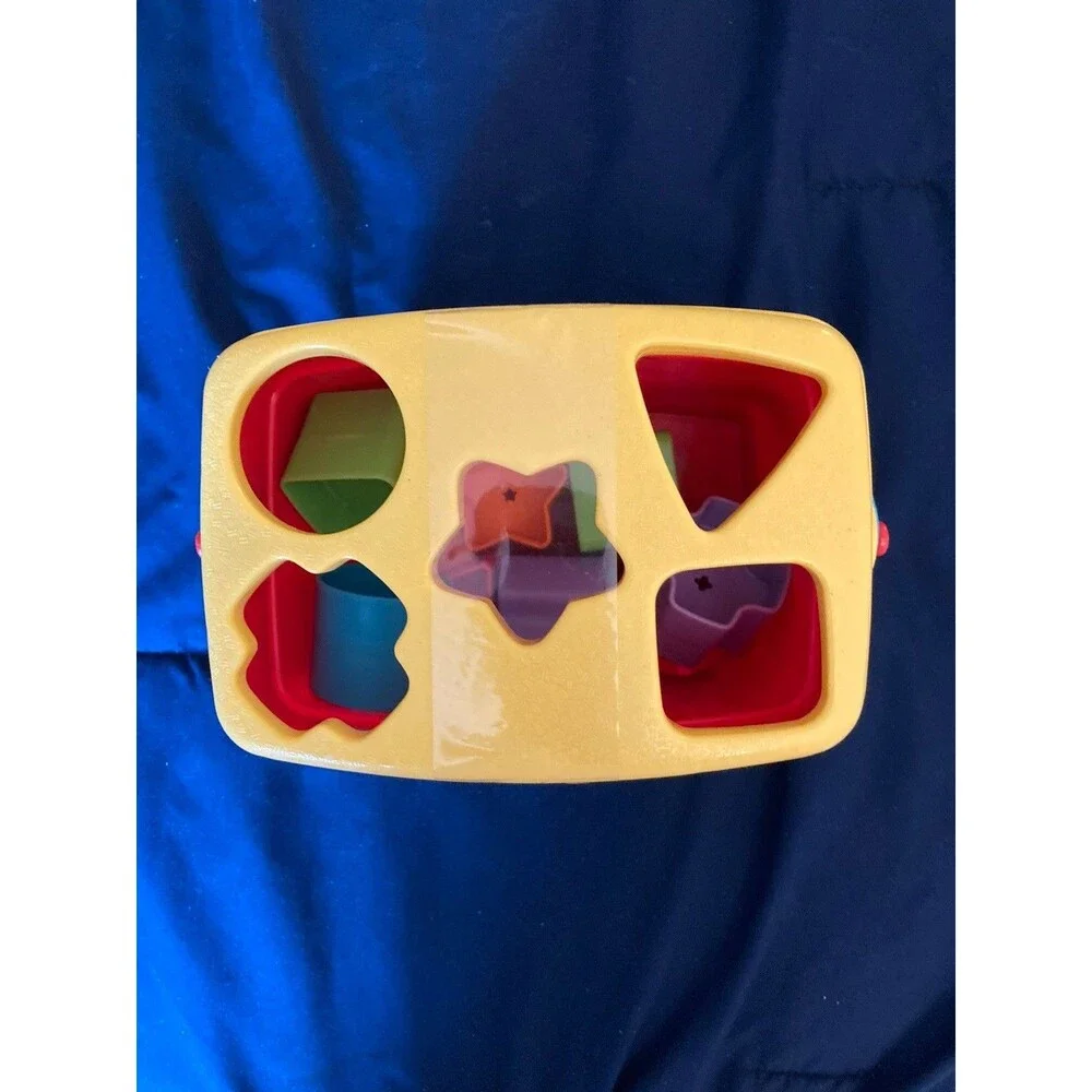 Fisher-Price Baby Shape Sorter Includes 9 Shape Blocks 2006 | Incomplete Set